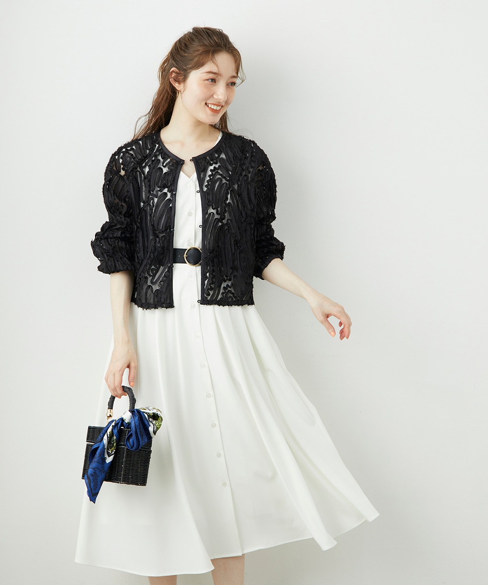 SALE】コードレースブルゾン - 12Twelve Agenda(トゥエルブアジェンダ