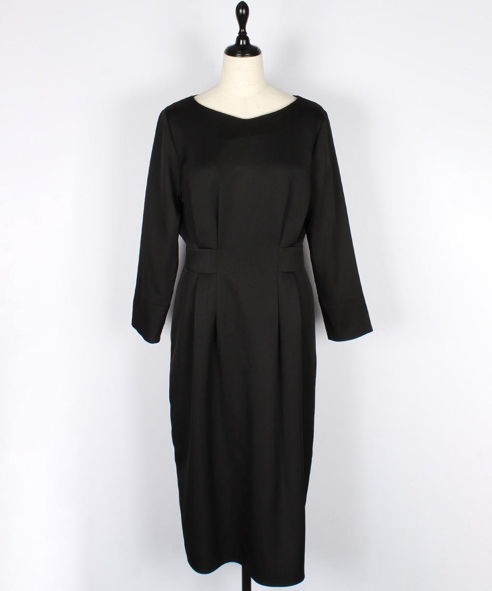 ワンピース PPP ウォッシャブルポリピンタックタイトワンピース - 12Twelve Agenda