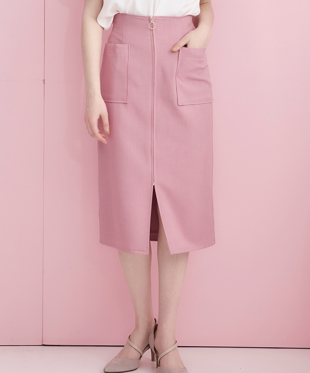 ソフトツイル両ポケタイトスカート - 12Twelve Agenda