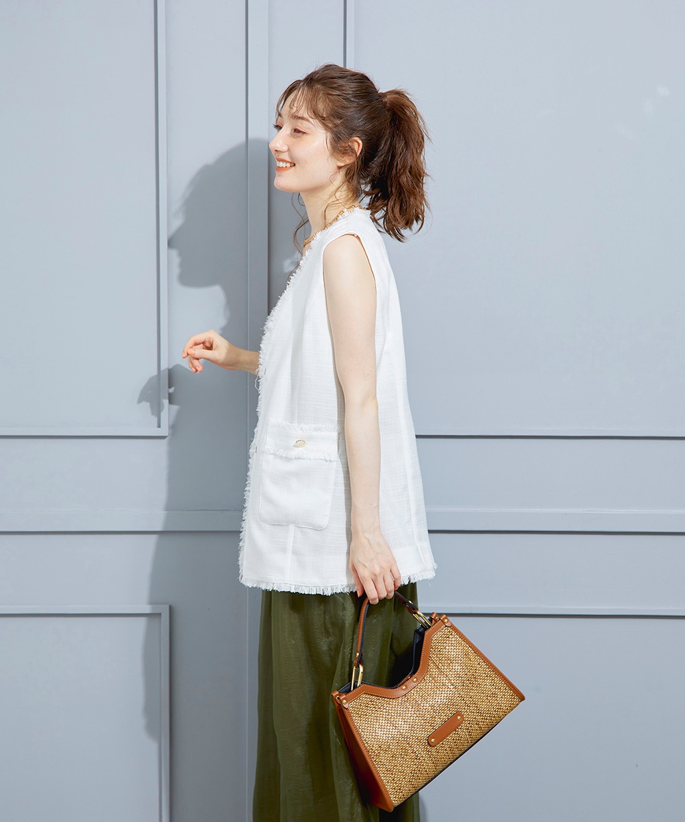 SALE】サマーツイードジレ - 12Twelve Agenda(トゥエルブアジェンダ