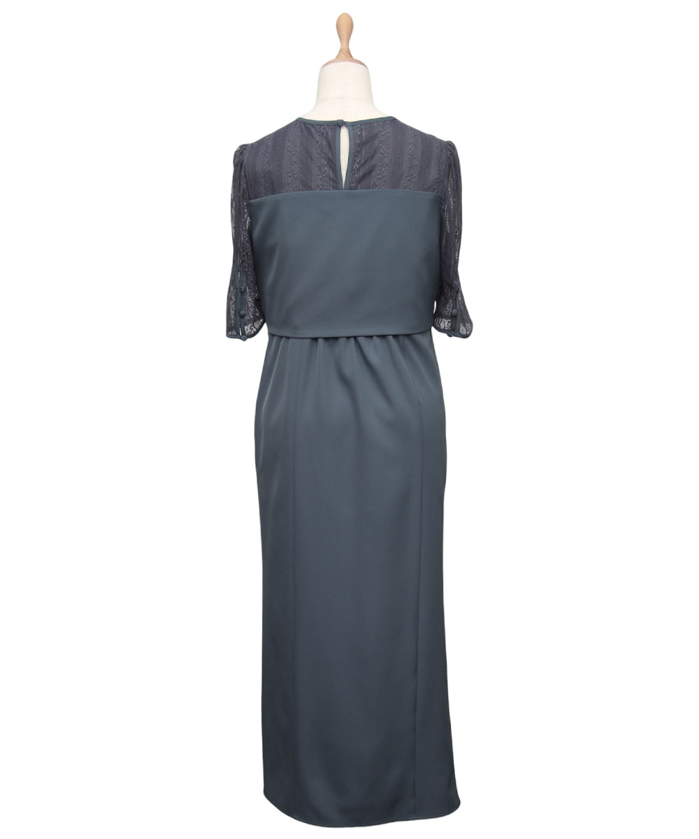 ストライプレースセットドレスワンピース - 12Twelve Agenda