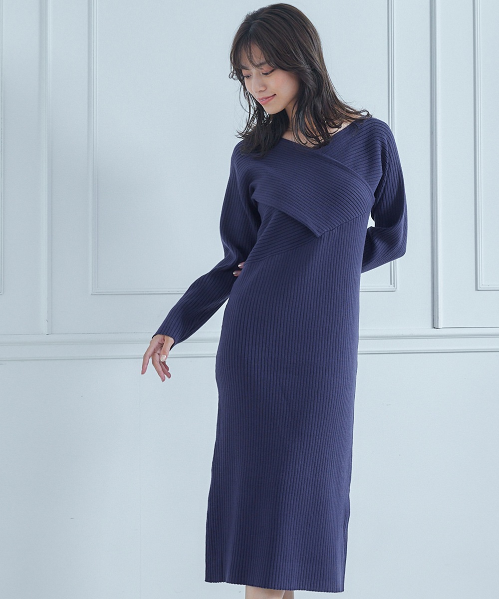 SALE】【asamiffee Special Collaboration】カシュクールニットタイト