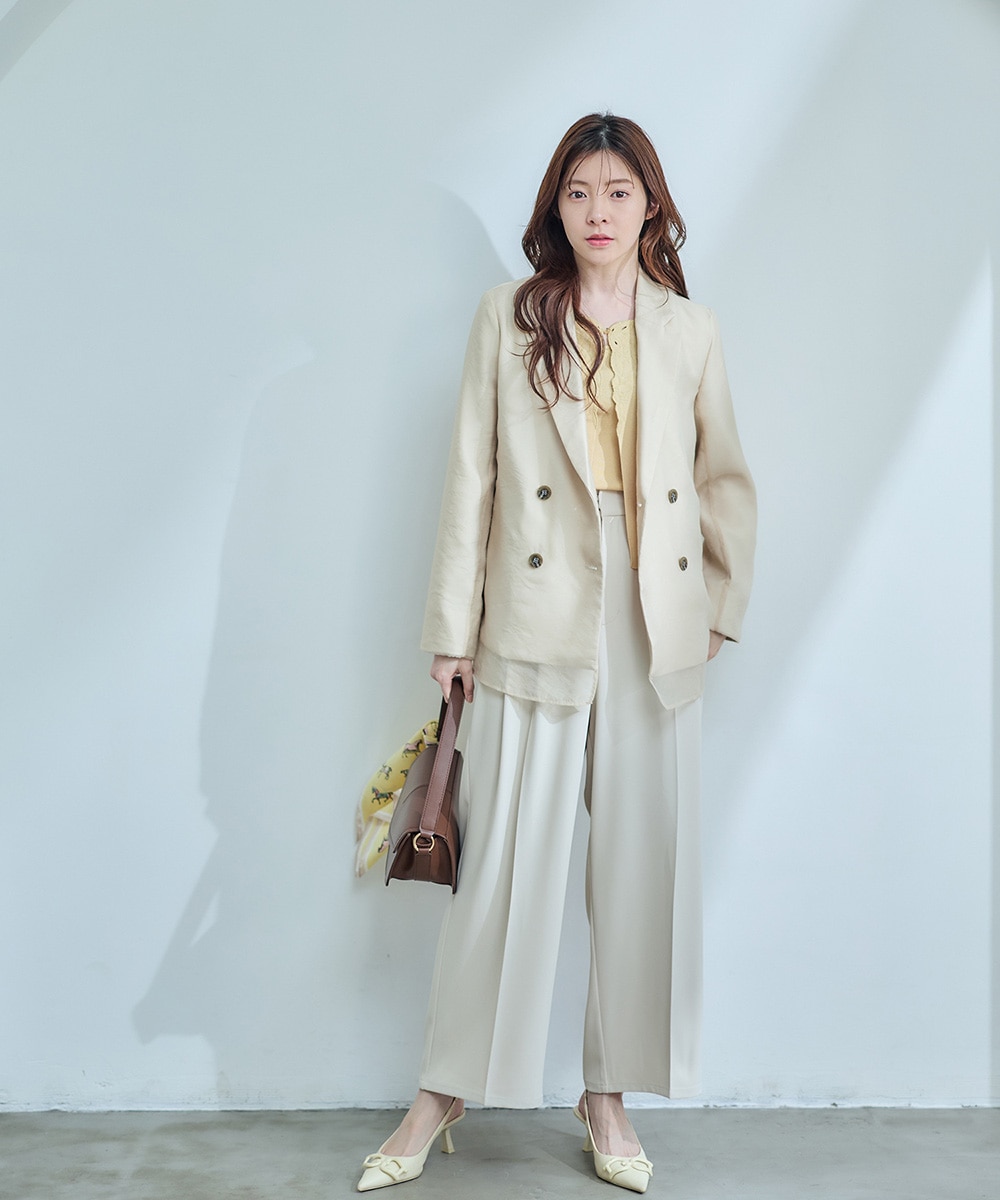 シアーテーラードジャケット - 12Twelve Agenda(トゥエルブアジェンダ