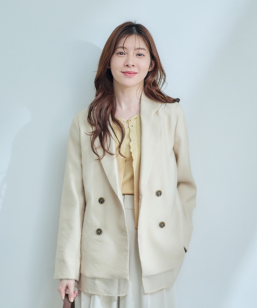 シアーテーラードジャケット - 12Twelve Agenda(トゥエルブアジェンダ