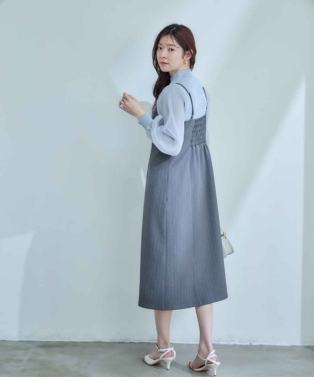 SALE】フラップ衿キャミワンピース - 12Twelve Agenda(トゥエルブ