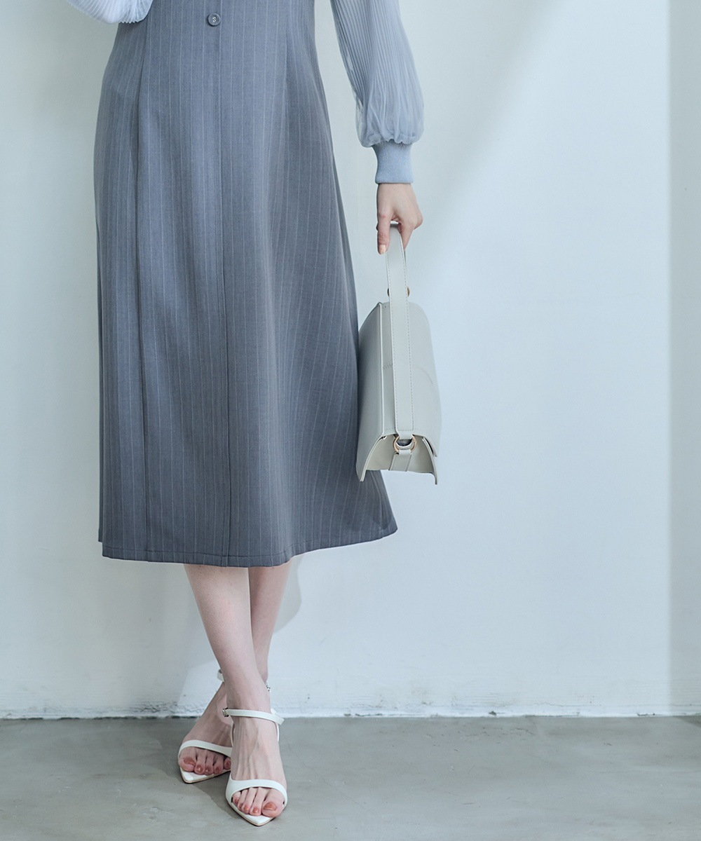 SALE】フラップ衿キャミワンピース - 12Twelve Agenda(トゥエルブ