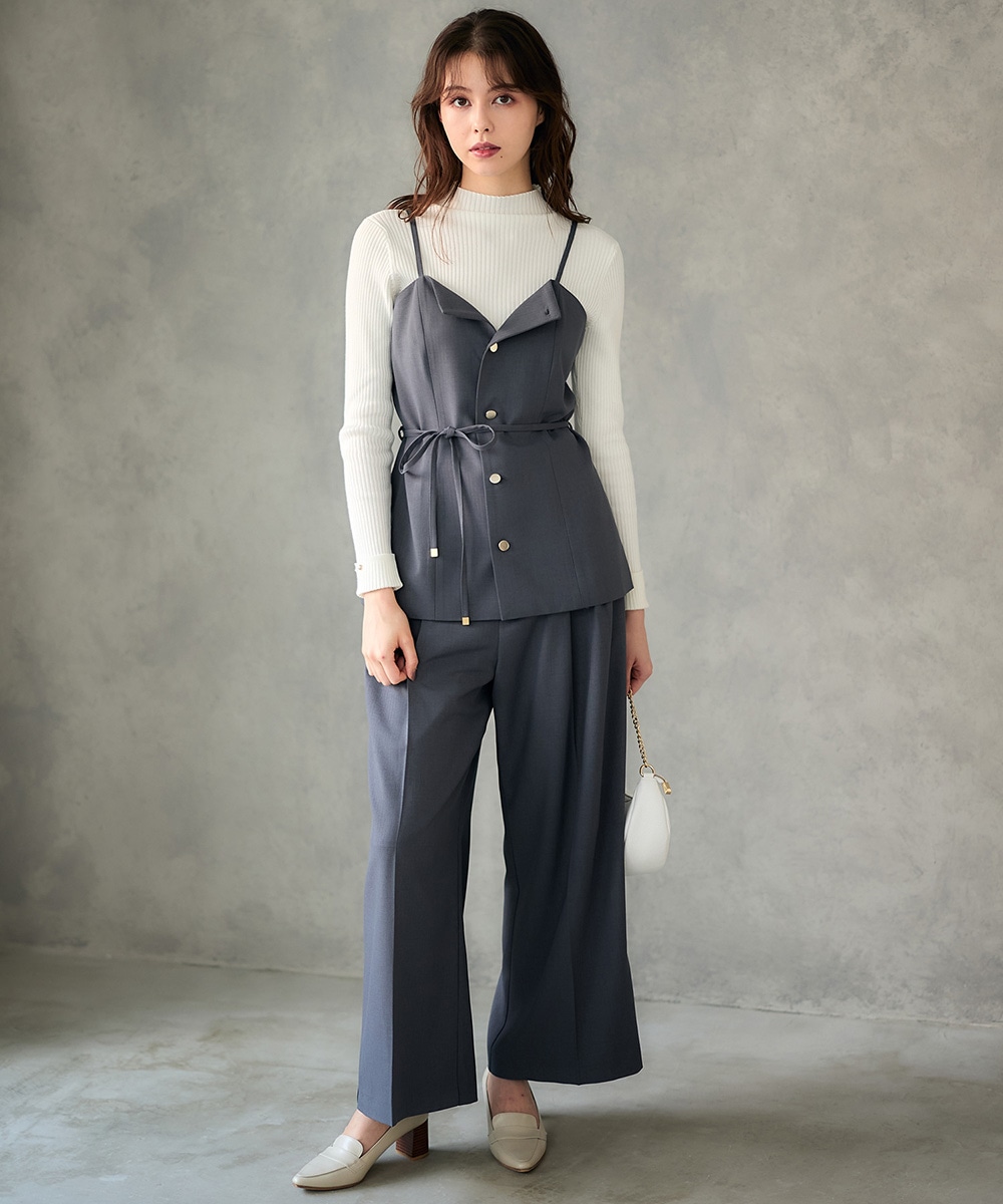 【タグ付き】ラメビスチェ エディション SALE】ラメストライプビスチェ - 12Twelve Agenda(トゥエルブ