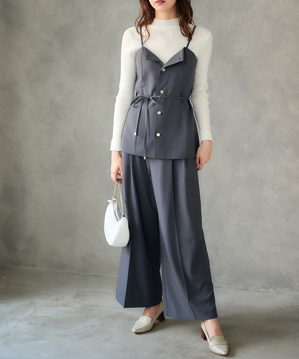 h. juliette ストライプビスチェ ラメピンストライプビスチェ〔メール便可／70〕 | miette