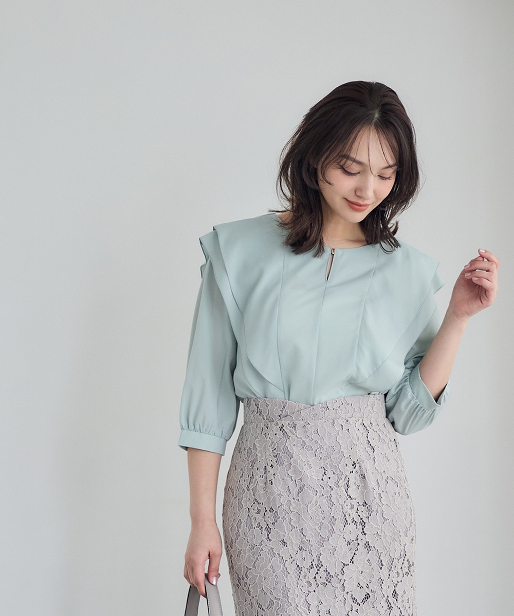 Theory 22ss フリルデザインブラウス Theory luxe - Theory 22ss フリルデザインブラウスの通販 by yu♡'s