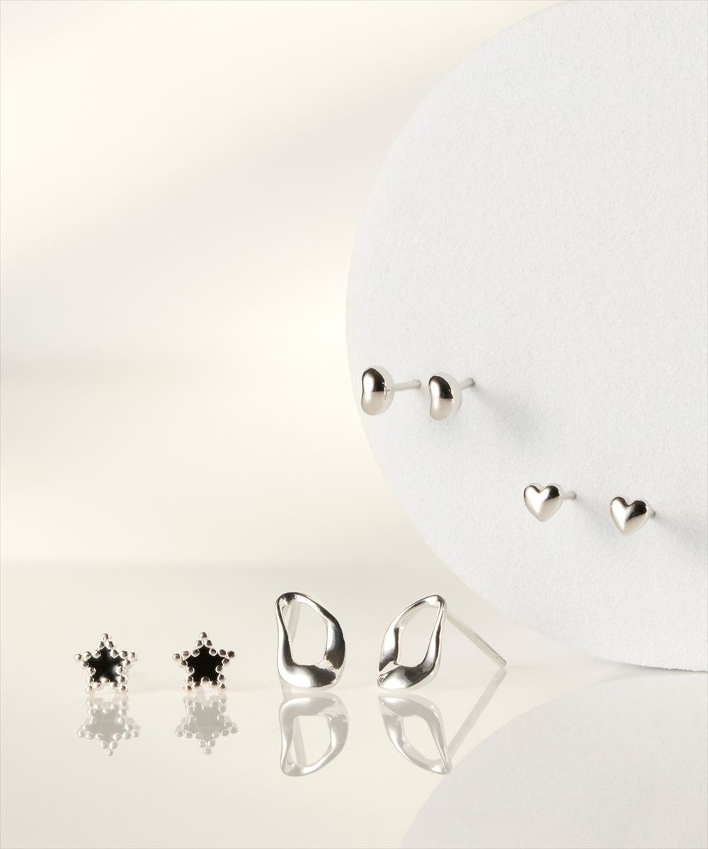 SV925〉ニュアンスオーバルピアス - 12Twelve Agenda(トゥエルブ