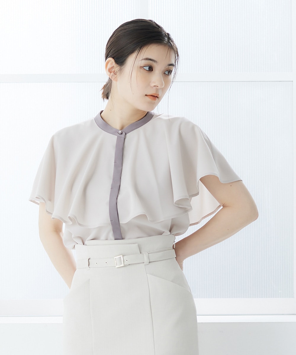 SALE】ケープ風ブラウス - 12Twelve Agenda(トゥエルブ