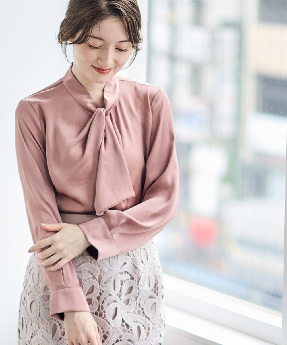 ねじりボウタイブラウス - 12Twelve Agenda(トゥエルブアジェンダ)公式