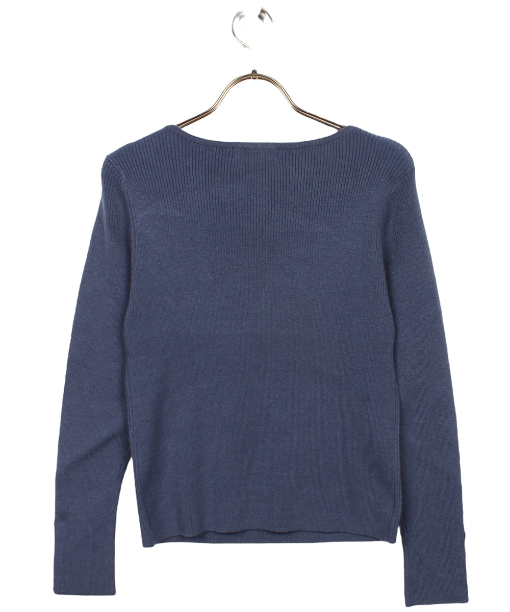 あーpage アシメタックネックリブニットプルオーバー - 12Twelve Agenda