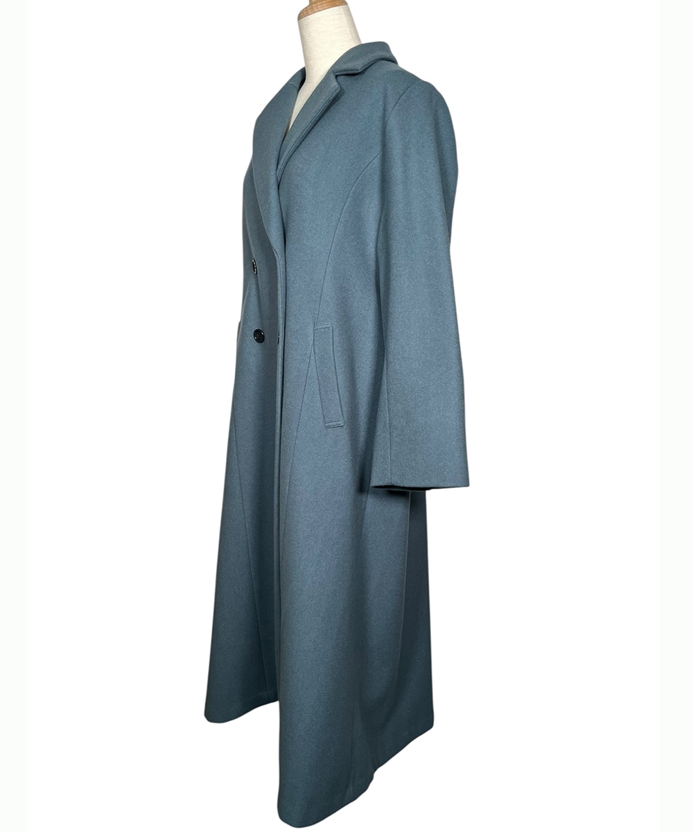 新色追加】バックボリュームダブルテーラードコート - 12Twelve Agenda