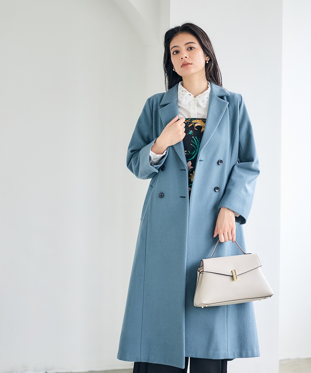 ETRO LIGHT 水色 ドット柄 テーラードジャケット a1.jpg