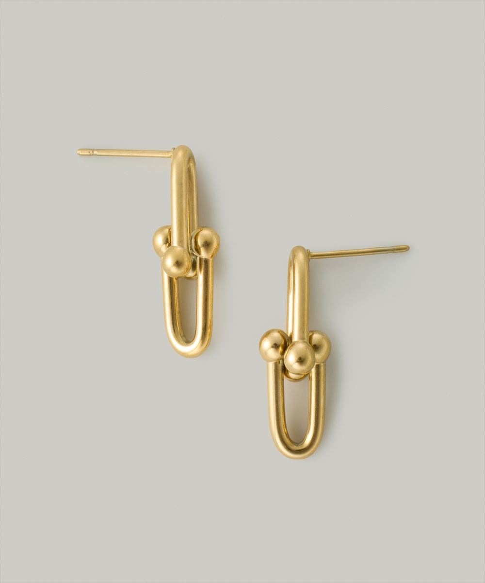 ステンレス〉リンクチェーンピアス - 12Twelve Agenda(トゥエルブ