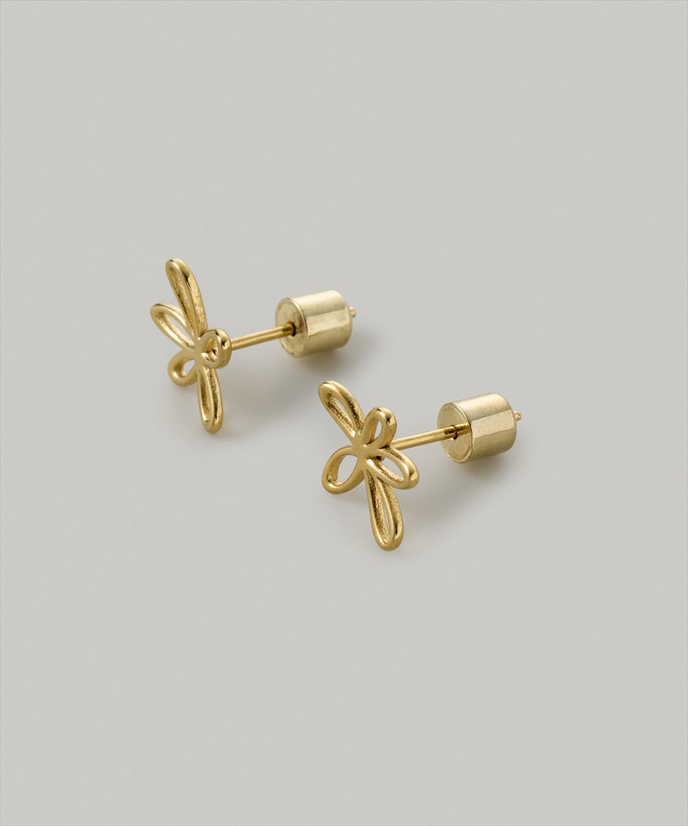 ピアス Shu ステンレス〉ラインフラワーピアス - 12Twelve Agenda(トゥエルブ