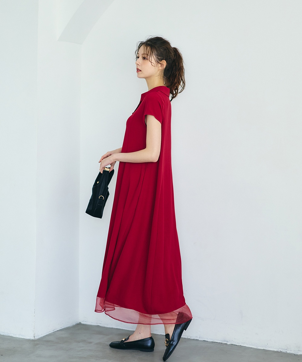 ポロ衿カットソーワンピース ポロ衿カットソーワンピース | JILL by JILL STUART（ジル バイ