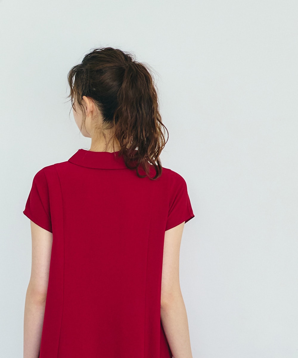 SALE】ポロ衿カットソーロングワンピース - 12Twelve Agenda