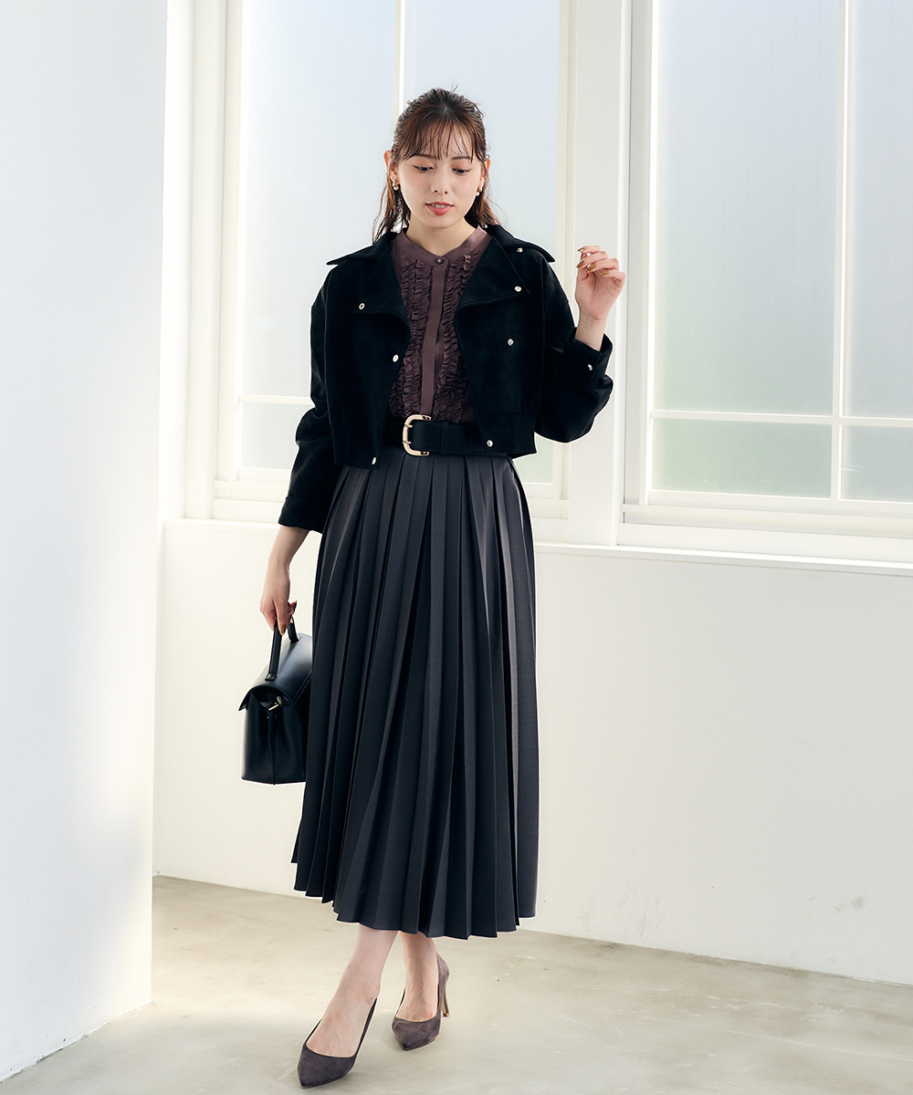 【未使用•タグ付✨】トゥエルブアジェンダ 23SS マーメイドスカート 黒 2 SALE】ビットデザインイレヘムマーメイドスカート - 12Twelve Agenda