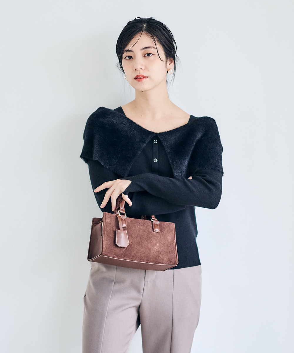 SALE】前後2wayシャギーオフショルニットプルオーバー - 12Twelve