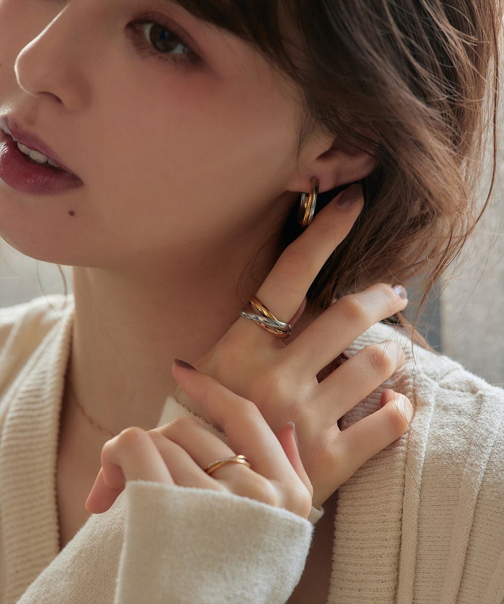 ステンレス〉14号トリニティリング - 12Twelve Agenda(トゥエルブ