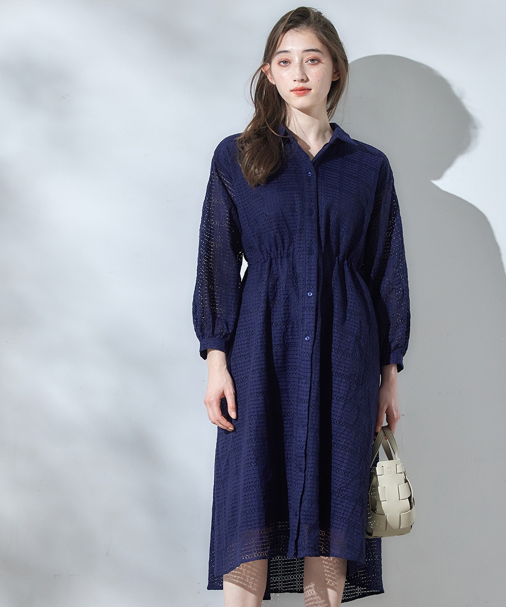 【新品】Arpege story 店舗限定（黒） 半袖ドロストシャツワンピース 新品】Arpege story 店舗限定（黒） 半袖ドロストシャツ