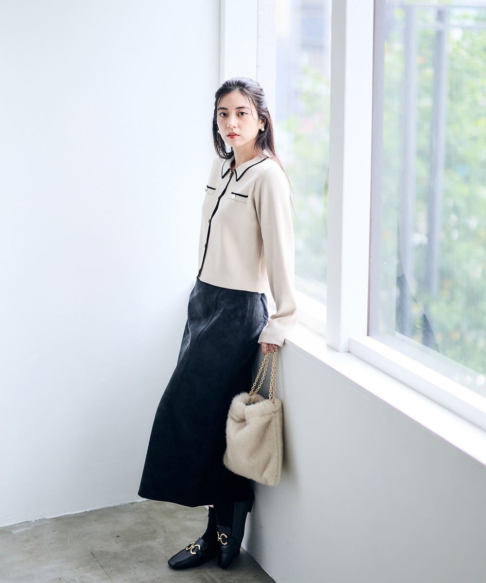 SALE】ニュアンスレザータイトスカート - 12Twelve Agenda(トゥエルブ