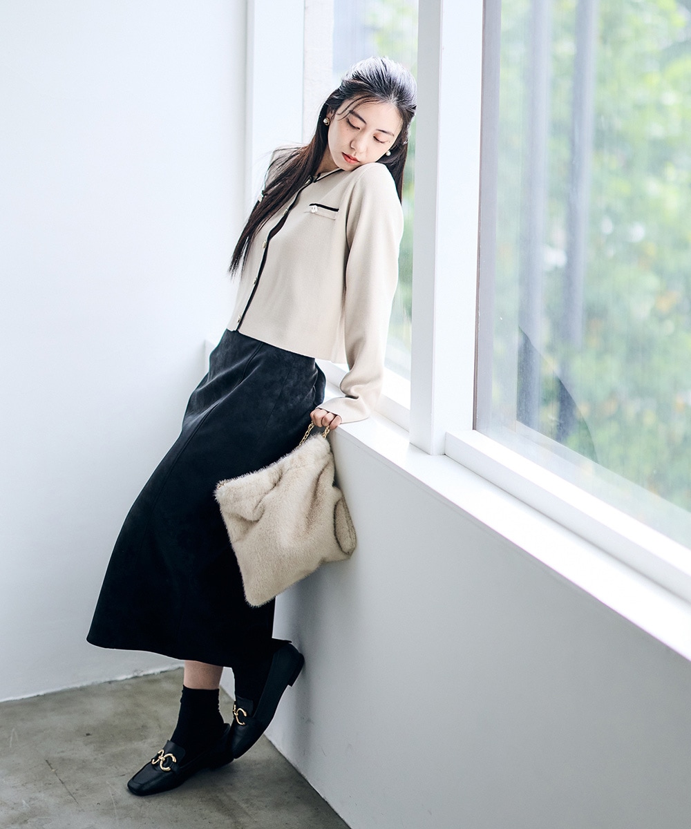 SALE】ニュアンスレザータイトスカート - 12Twelve Agenda(トゥエルブ