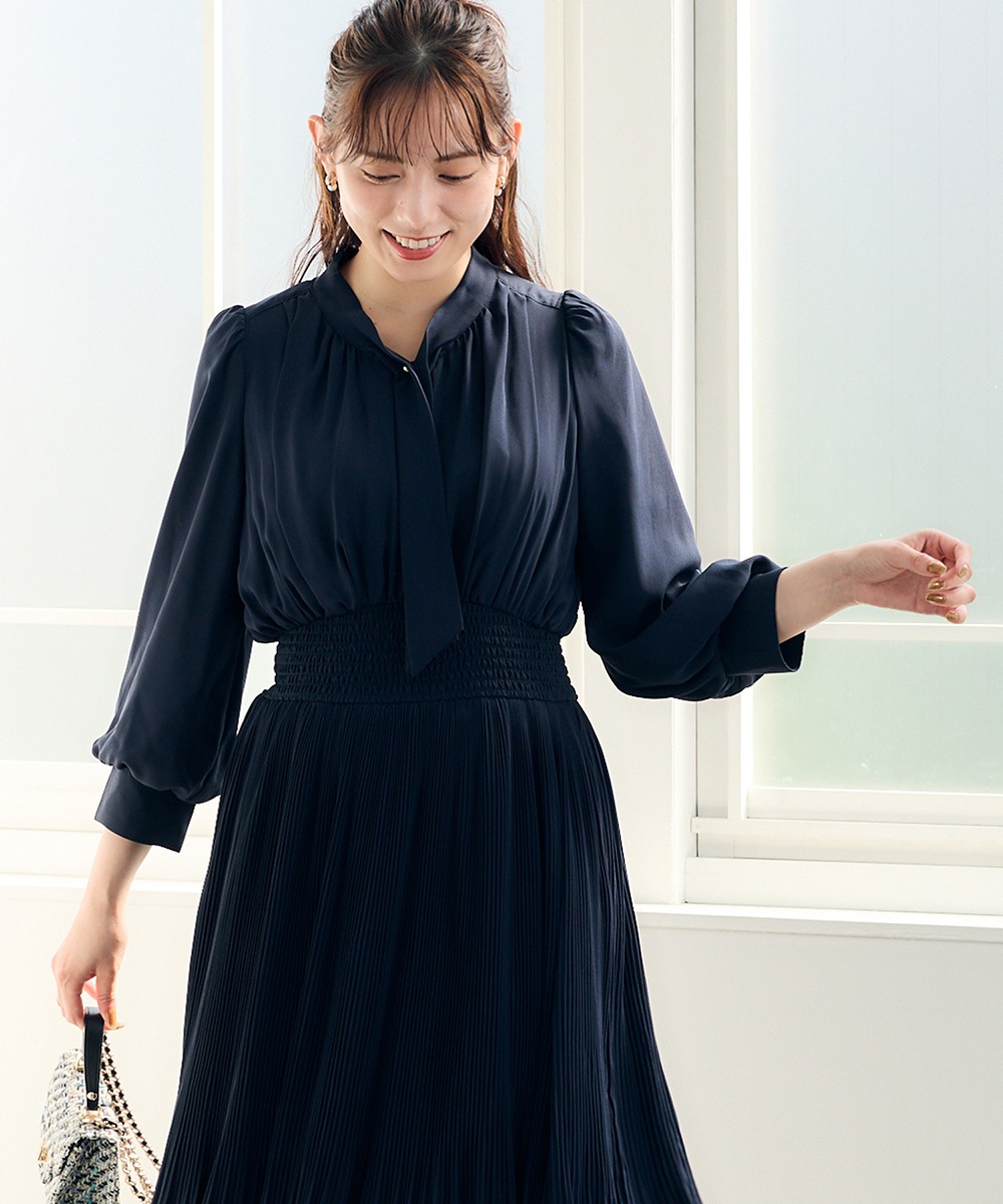 消しプリーツウエストシャーリングワンピース - 12Twelve Agenda