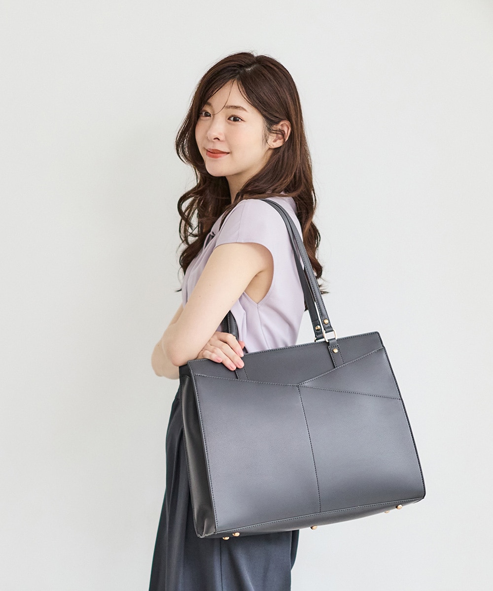 軽量アウトポケットA4トートバッグ - 12Twelve Agenda(トゥエルブ