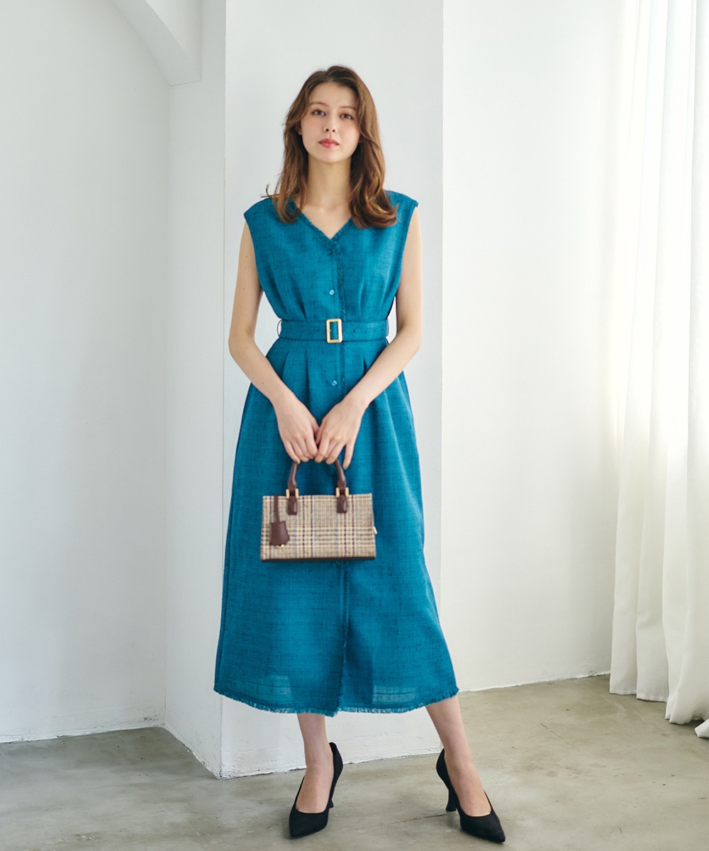 ※TIWA SALE】ドライツイードノースリワンピース - 12Twelve Agenda