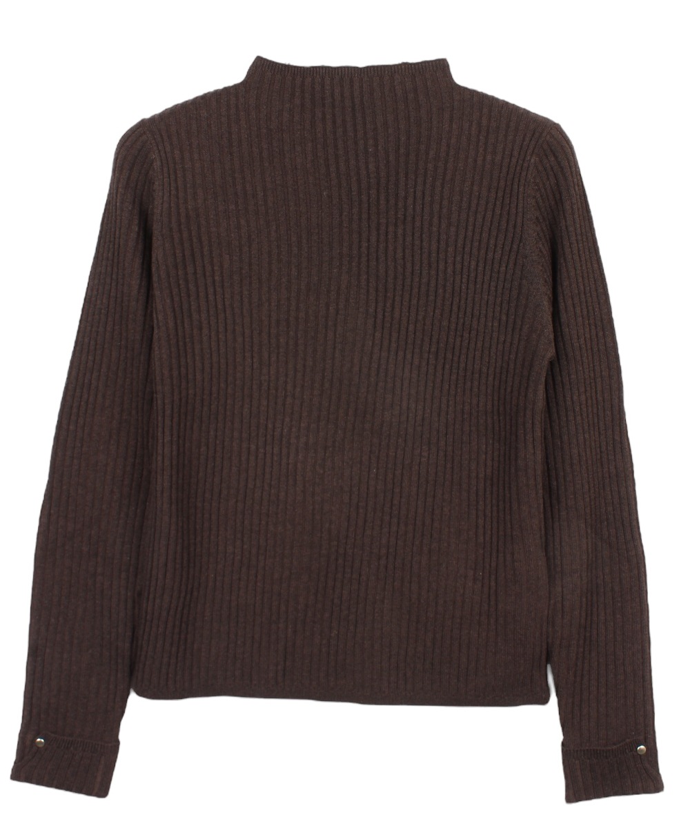 SALE】ハイネックラメリブニットプルオーバー - 12Twelve Agenda