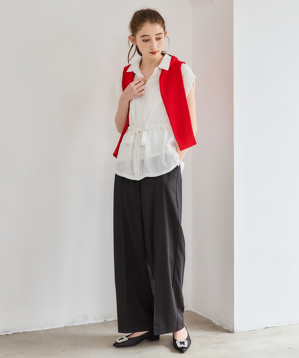 SALE】【撥水】セミワイドストレートパンツ - 12Twelve Agenda
