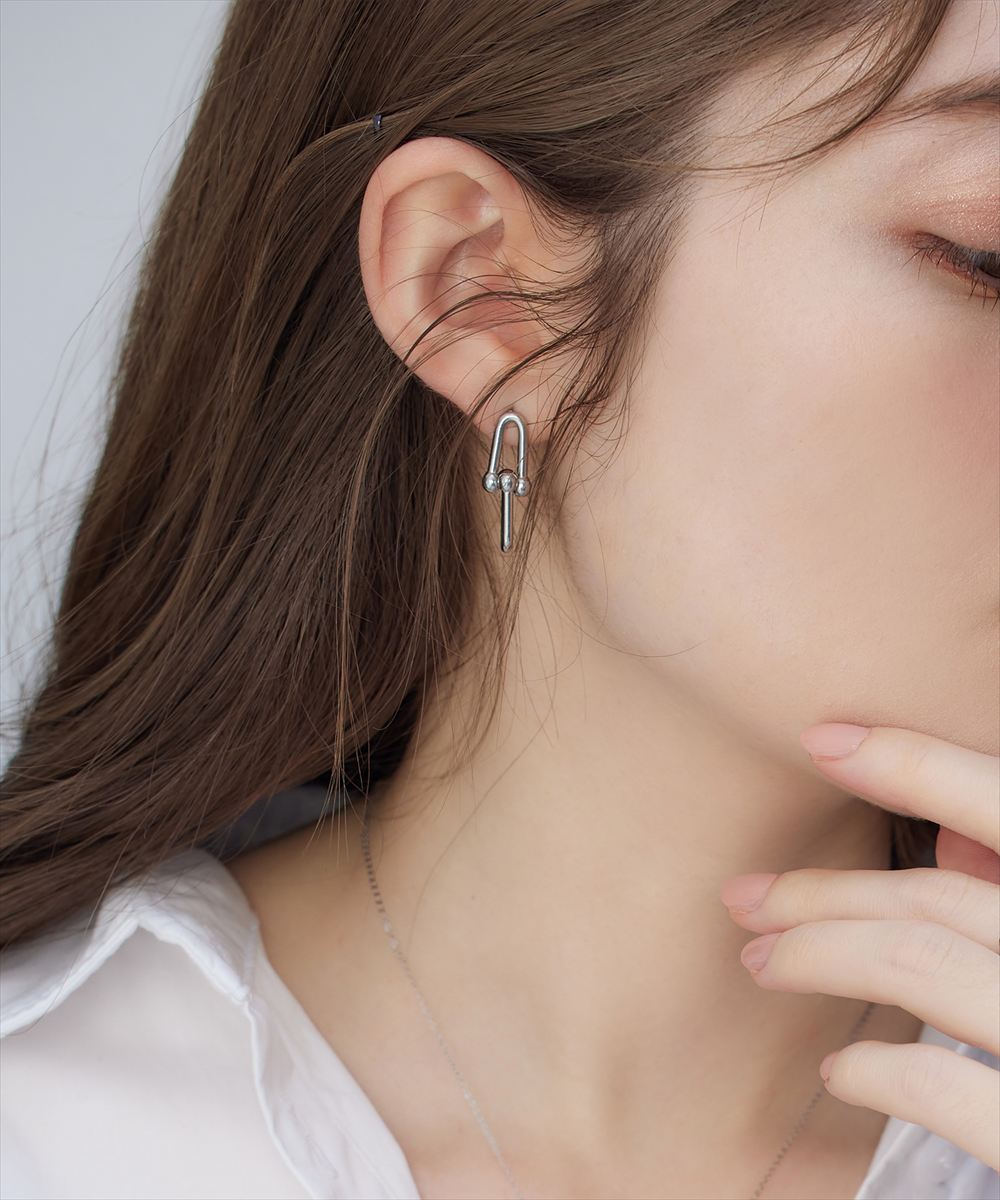 リンクチェーンピアス - 12Twelve Agenda(トゥエルブアジェンダ リンクチェーンピアス - 12Twelve Agenda(トゥエルブアジェンダ