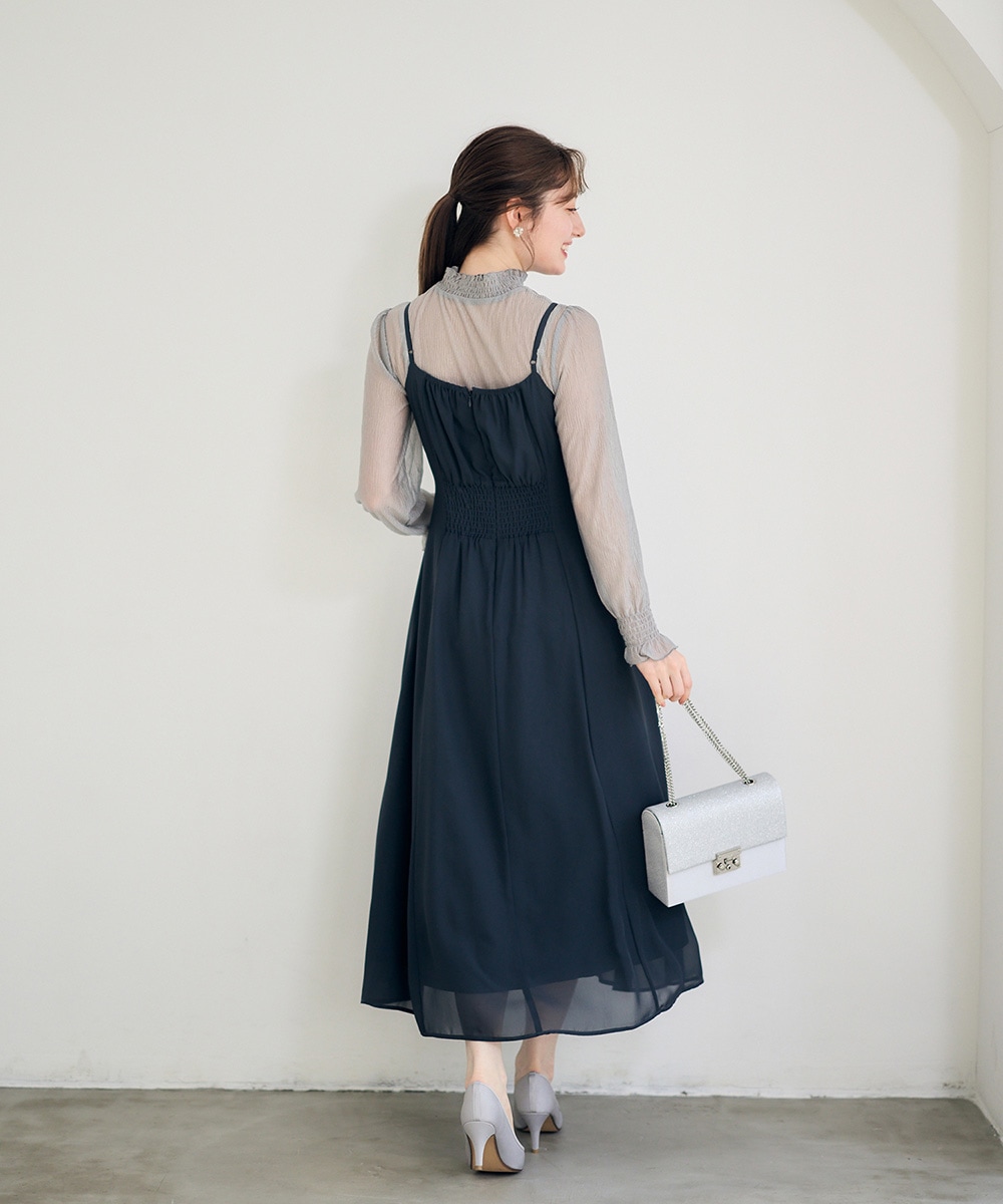 ウエストピンタックフレアワンピース - 12Twelve Agenda(トゥエルブ