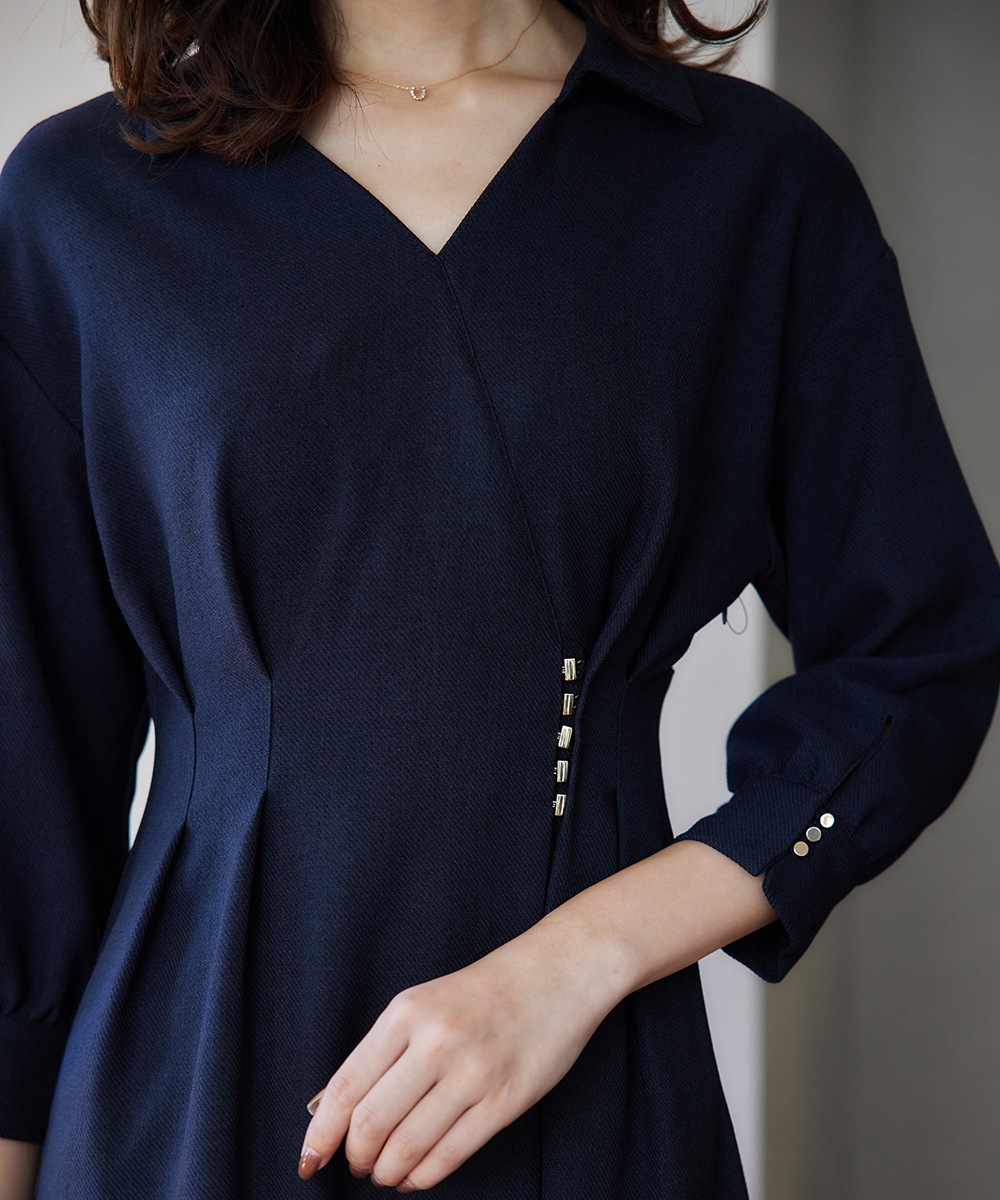 SALE】カシュクール風シャツワンピース - 12Twelve Agenda SALE】カシュクール風シャツワンピース - 12Twelve Agenda