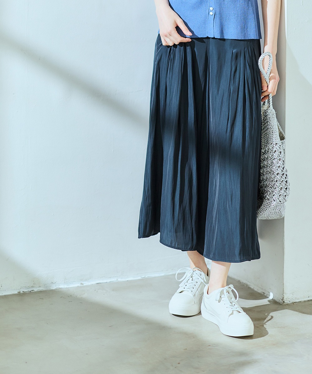 クールタッチパウダリーサテンスカンツ - 12Twelve Agenda(トゥエルブ