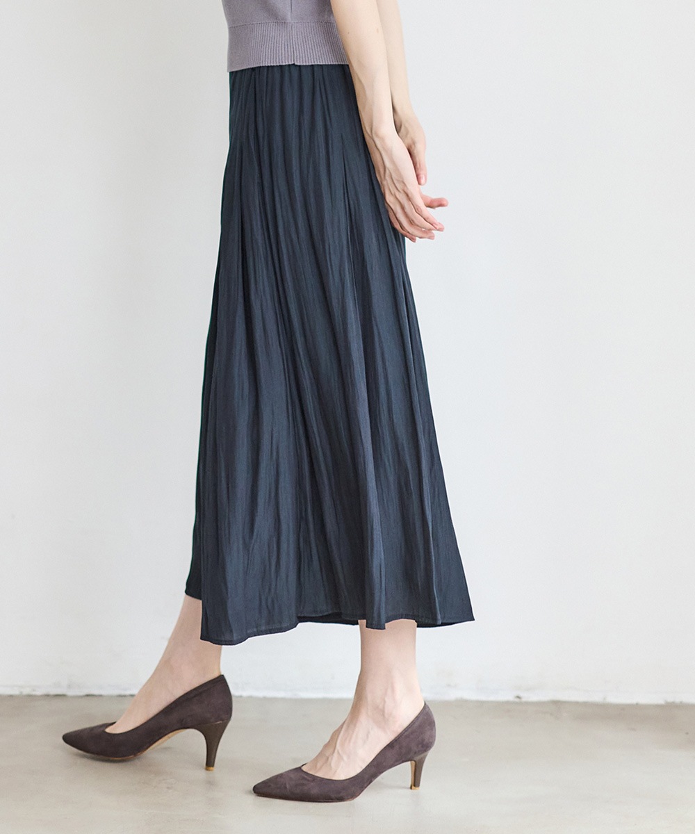 SALE】【接触冷感】クールタッチパウダリーサテンスカンツ - 12Twelve