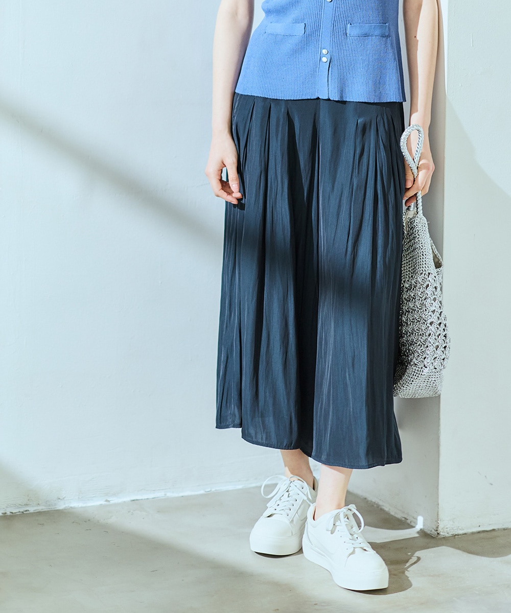クールタッチパウダリーサテンスカンツ - 12Twelve Agenda(トゥエルブ