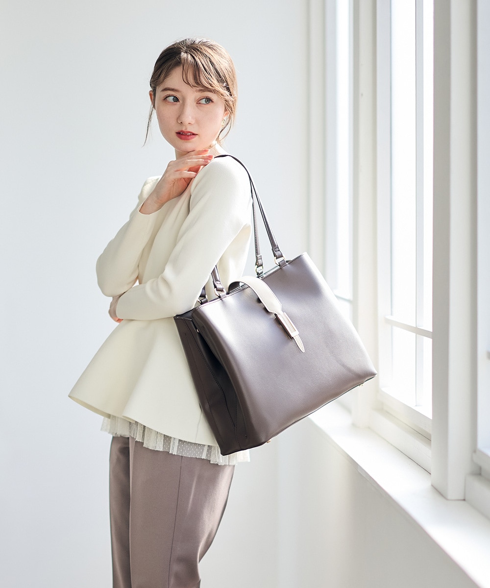 Mimi Special Collaboration】配色A4トートバッグ【2/3(水)12:00販売