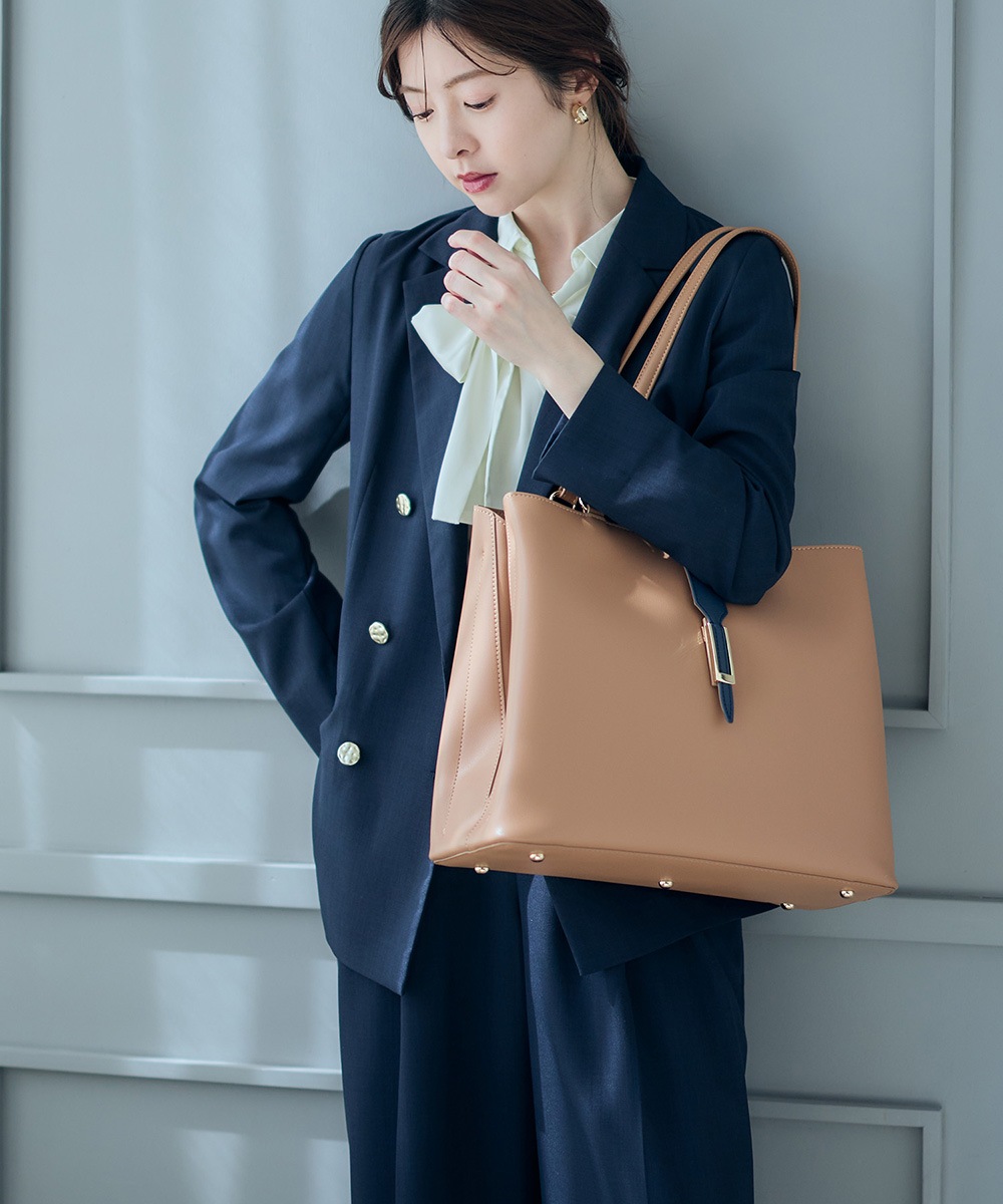 Mimi Special Collaboration】配色A4トートバッグ - 12Twelve Agenda