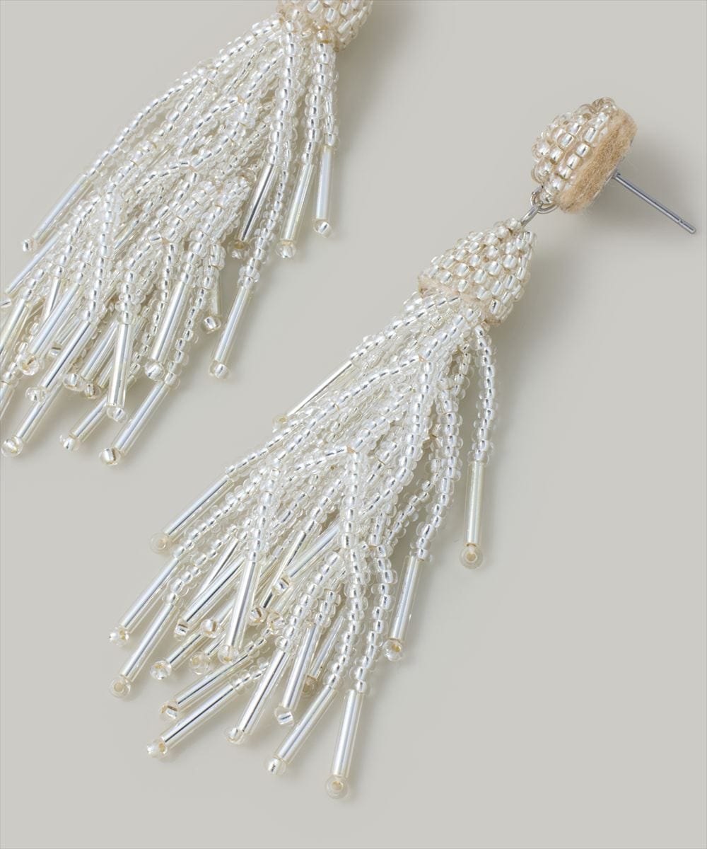 ビーズフリンジピアス - 12Twelve Agenda(トゥエルブアジェンダ)公式