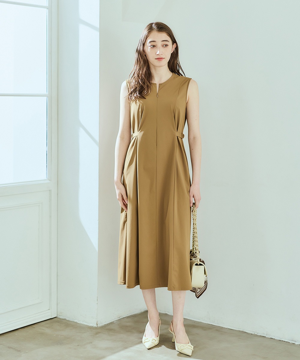 UVカットサイドベルトテントワンピース - 12Twelve Agenda(トゥエルブ