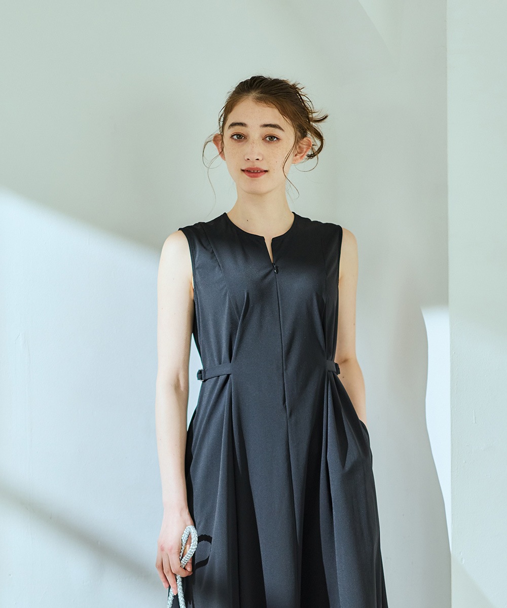 UVカットサイドベルトテントワンピース - 12Twelve Agenda(トゥエルブ