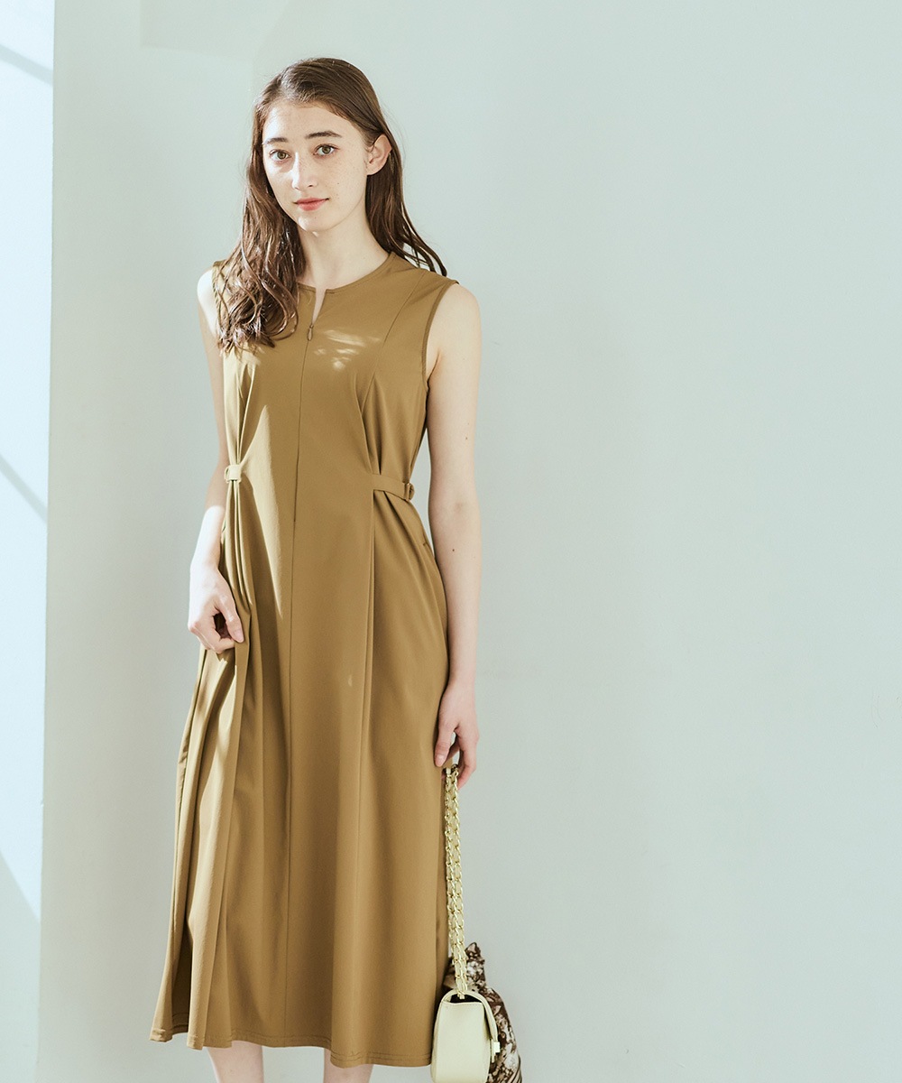 UVカットサイドベルトテントワンピース - 12Twelve Agenda(トゥエルブ