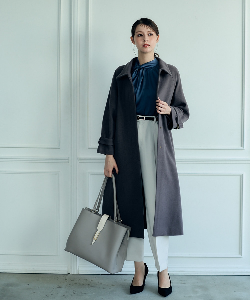 SALE】【Mimi Special Collaboration】ライトメルトンスタンドカラー