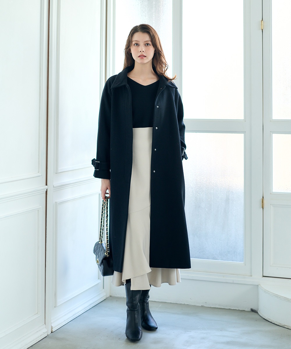 値下げ新品　今季　完売品　エイミーロウ　アイレットバーボタン メルトンコート RANKING│Eimee Law & LHELBIE 公式オンラインストア