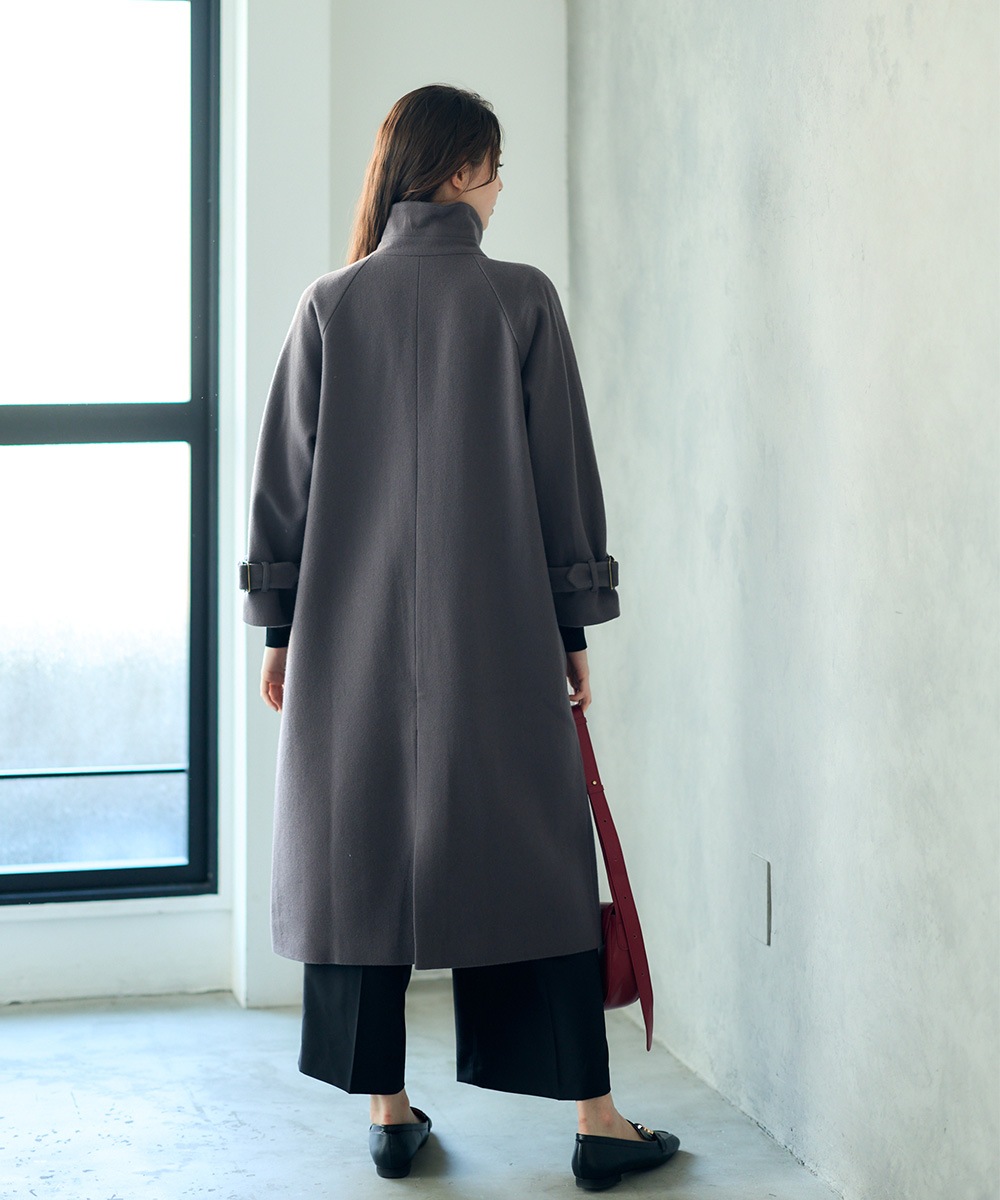 SALE】【Mimi Special Collaboration】ライトメルトンスタンドカラー