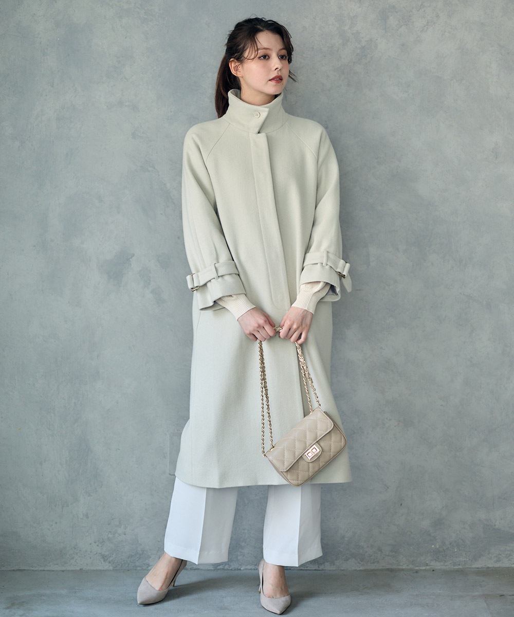 Mimi Special Collaboration】ライトメルトンスタンドカラー